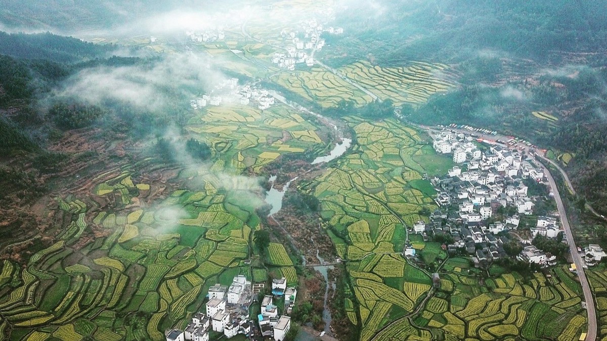 遇上好时节,俯瞰婺源